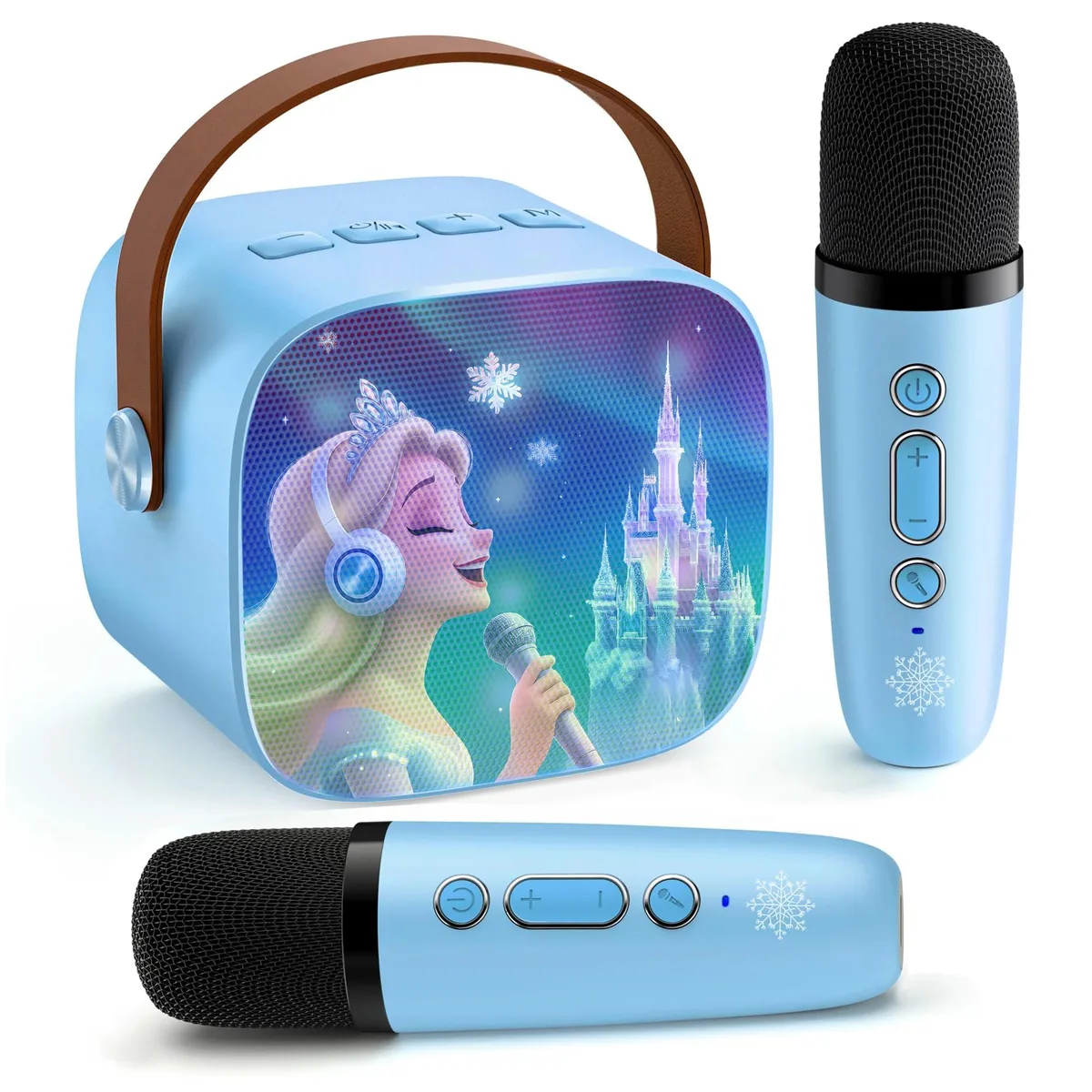  Kids Karaoke Machine with 2 Wireless Microphones Blue — product photo