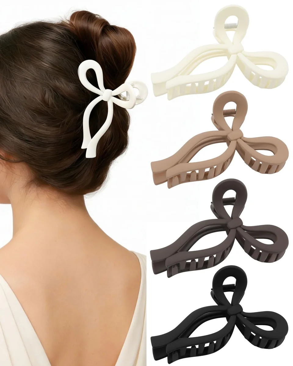  CHLINS 4 Pack Bow Hair Claw Clips 4.3 — product photo
