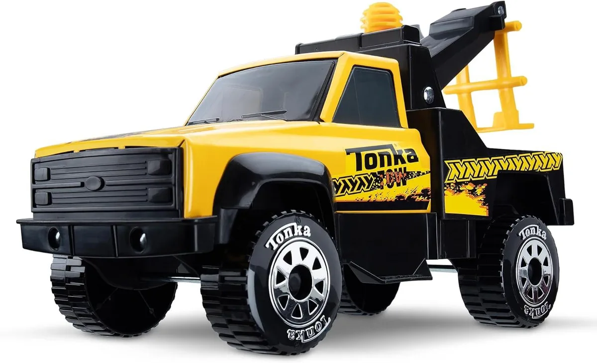 usbroway usbroway Tonka Steel Classics Tow Truck Yellow Toy 34 39 75 13.5 6.75 — product photo