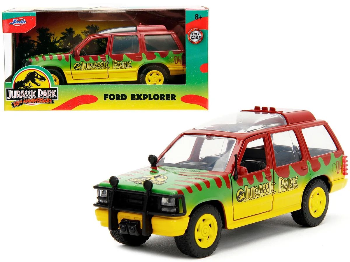 Jada Jada Ford Explorer Jurassic Park 30th Anniversary 1/32 Diecast Car — product photo
