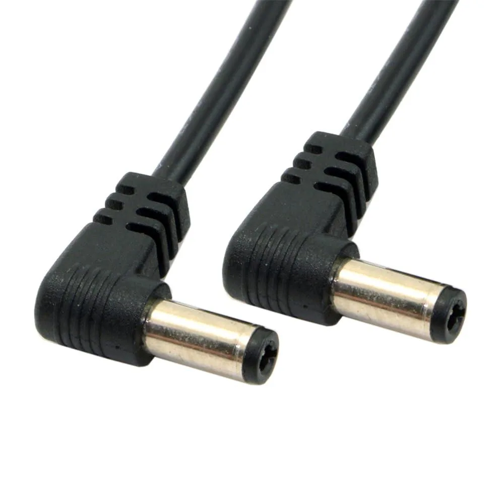 Fervit Fervit DC Power Cable 5.5/2.5mm Male to Male Right Angle 90° 60cm — product photo