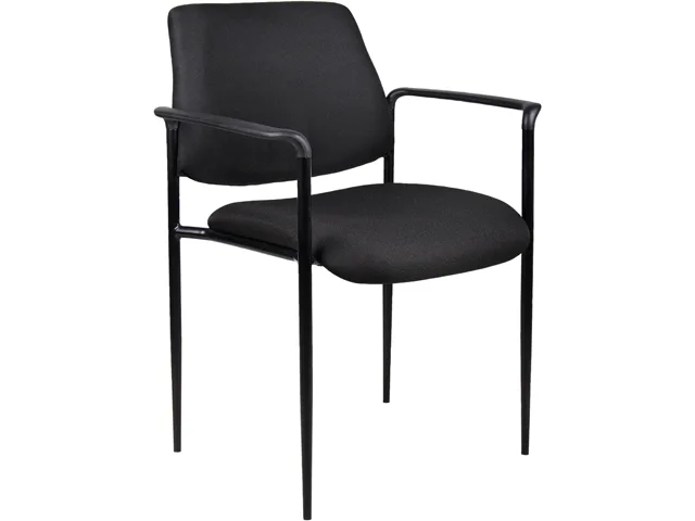 BOSS Office Products BOSS Office Products B9503-BK Stacking Chairs office furniture — product photo