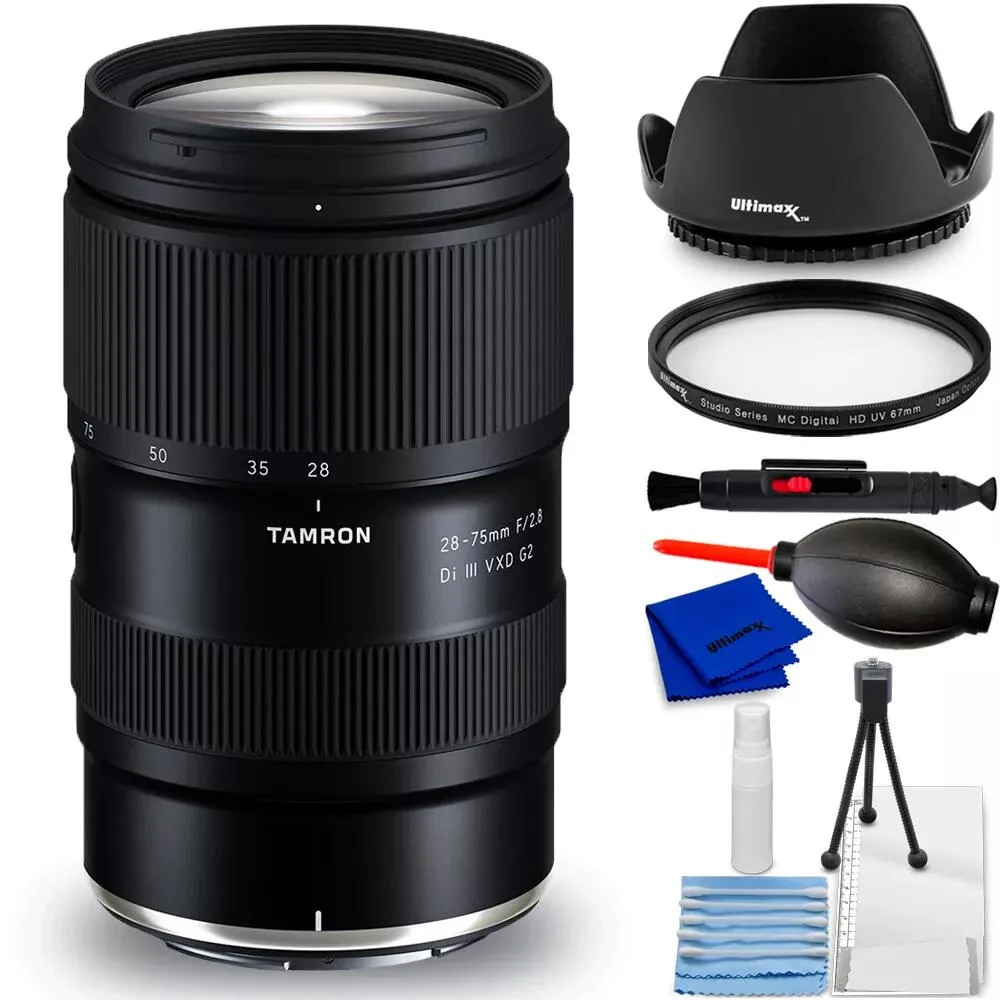 Tamron Tamron 28-75mm f/2.8 Di III VXD G2 Lens (Nikon Z) 7PC Accessory Kit — product photo