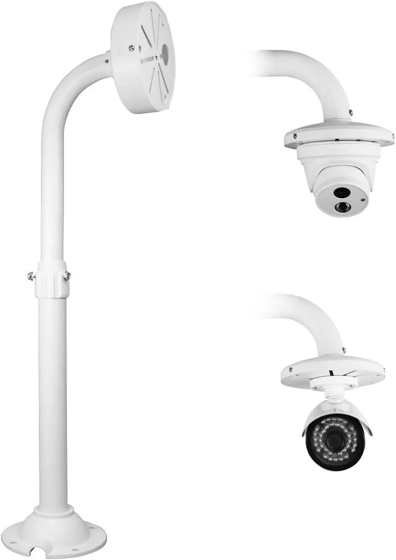 PISKEKAT PISKEKAT Security Camera Mount Bracket L-Type 16-25 inch Beige — product photo