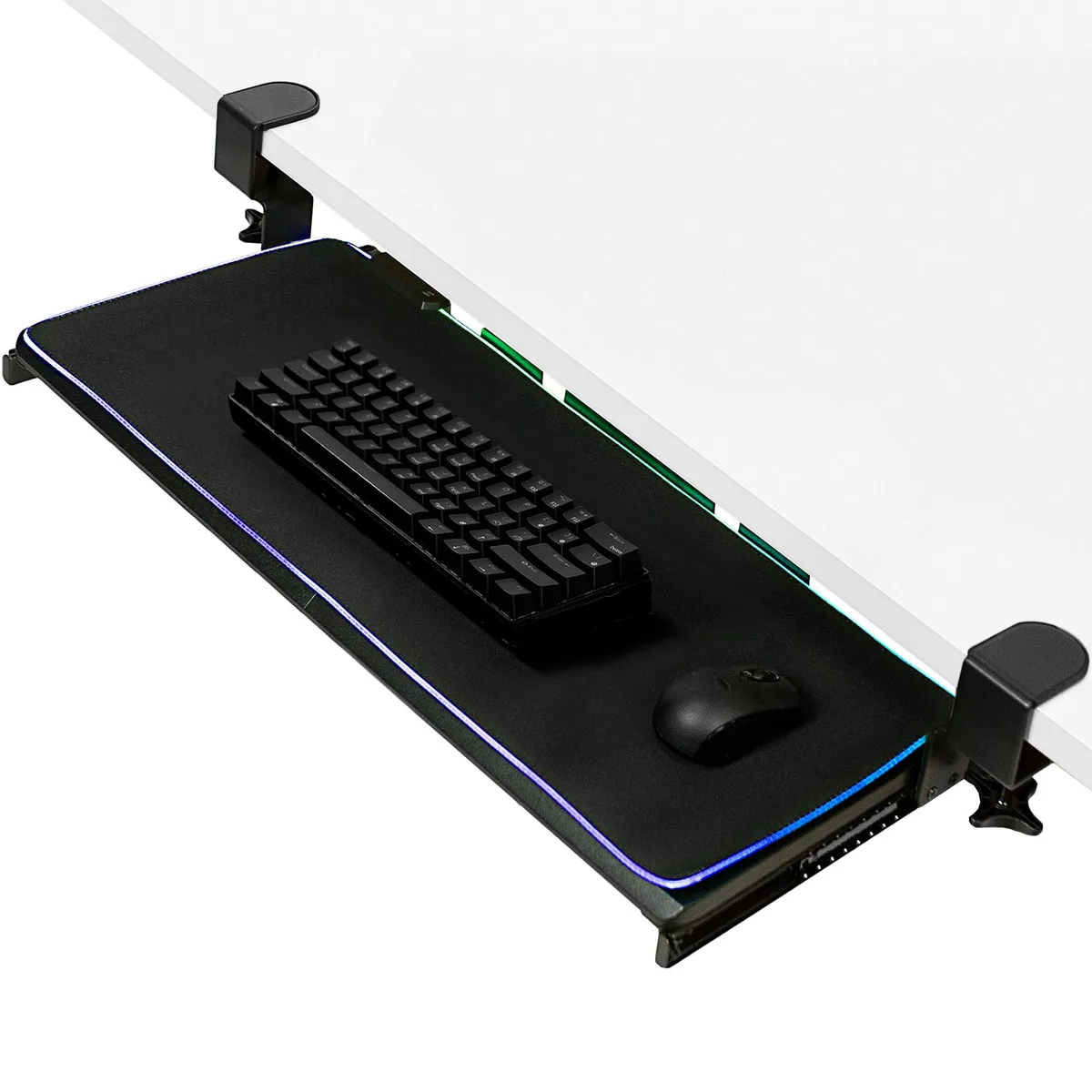 VIVO VIVO Clamp-on Keyboard Tray with RGB Pad 26.8 x 11 in — product photo