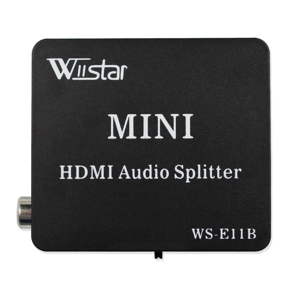 Small black box with HDMI ports and audio jacks