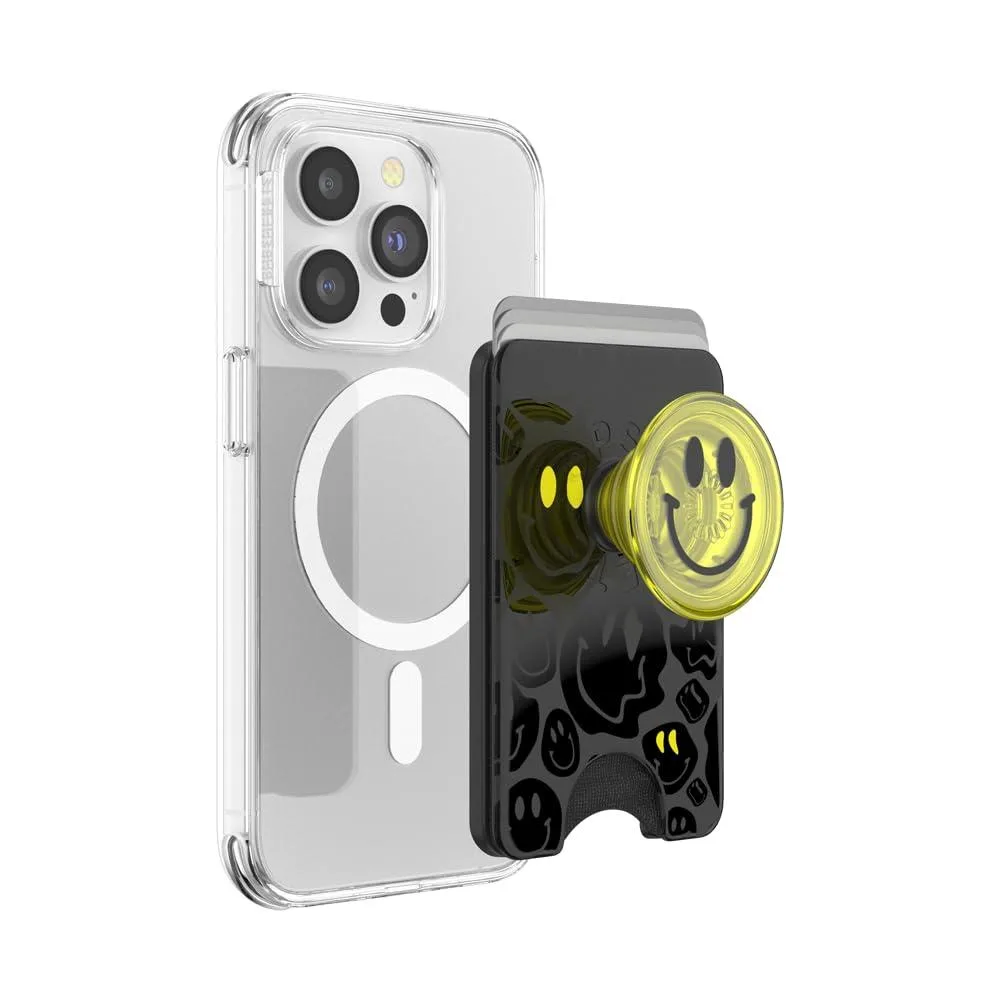 PopSockets 806930 Magnetic Phone Wallet with Grip All Smiles — product photo