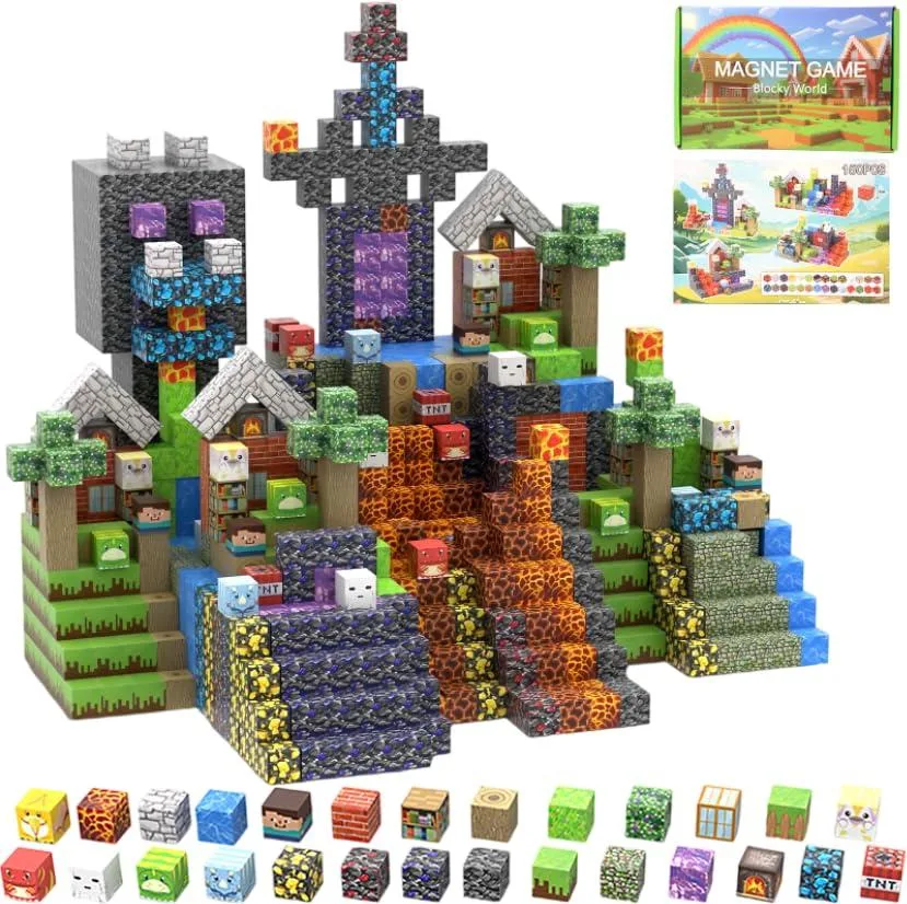  Cross Town Magnetic Building Blocks 150 PCS Educational Toy — product photo