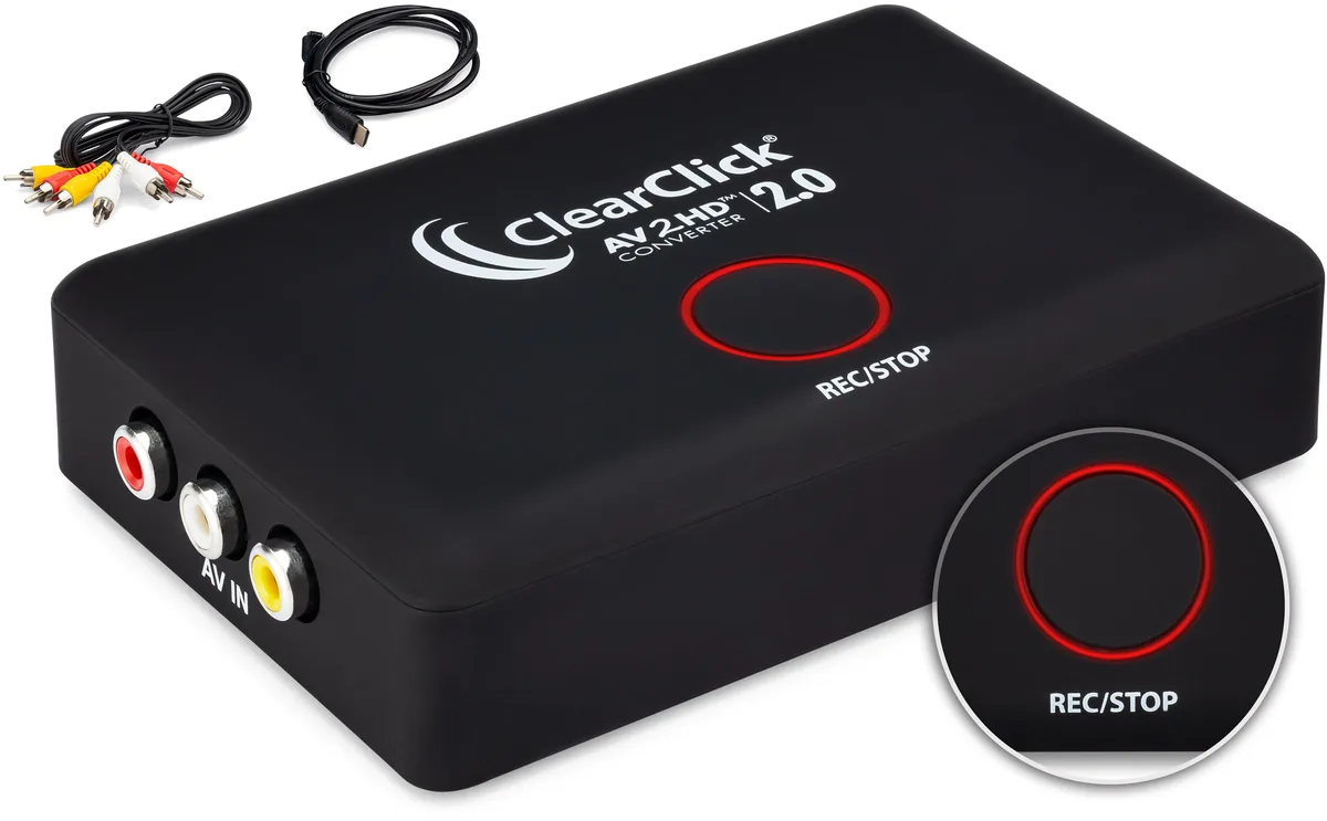 ClearClick ClearClick AV to HD Converter & Recorder 2.0 video capturing device — product photo
