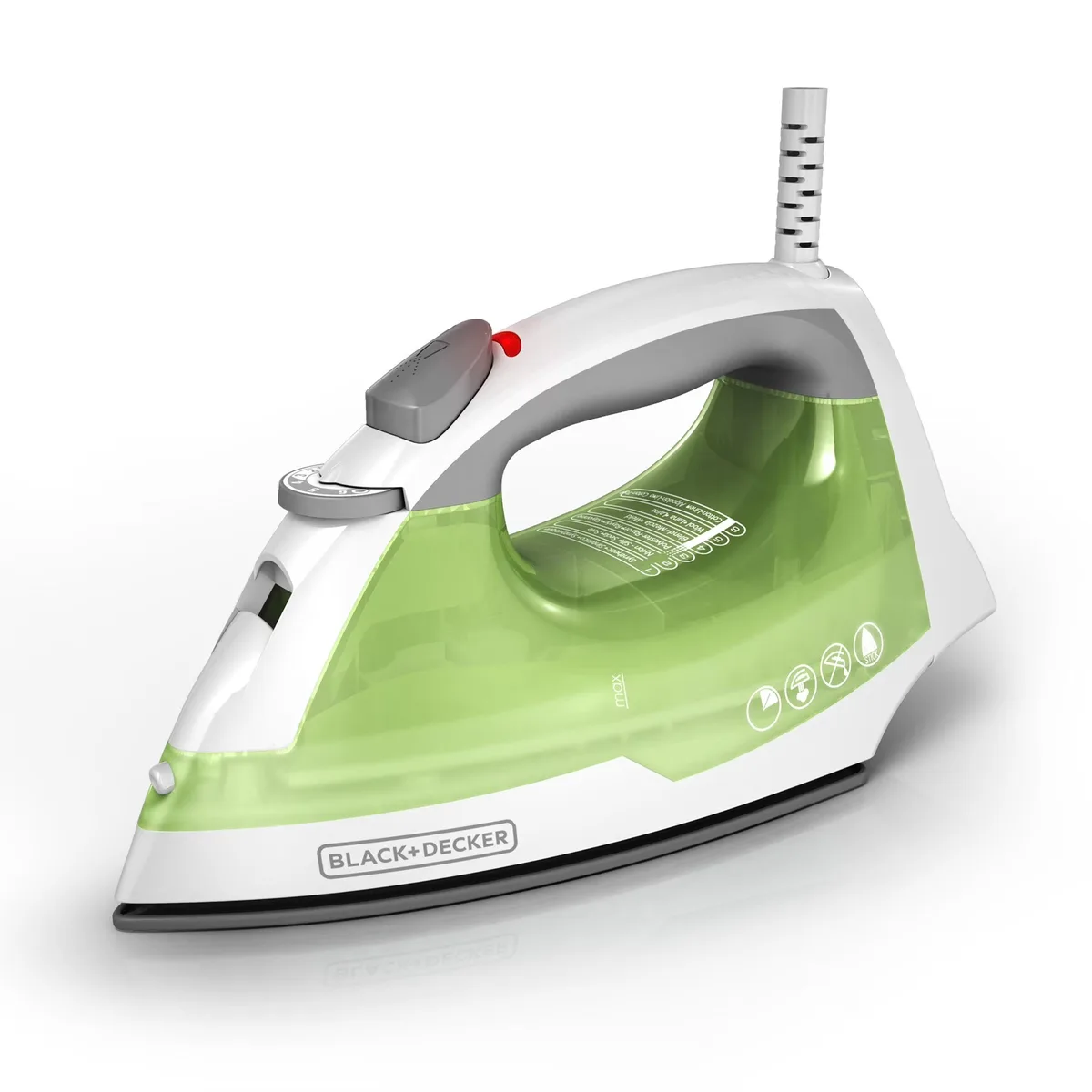None Continuous None Continuous Steam Iron 1200 W Green — product photo