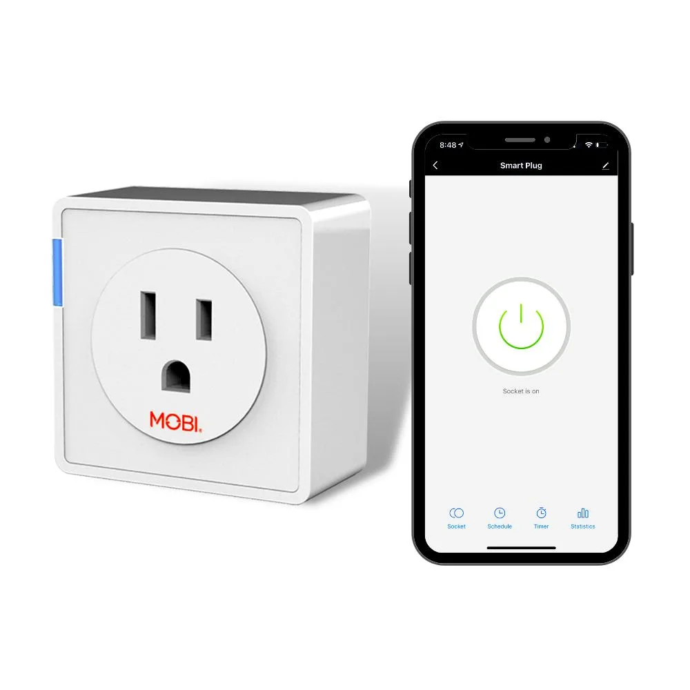 Mobi Mobi Smart Plug 70268 2.4 GHz WiFi Alexa Google Home — product photo