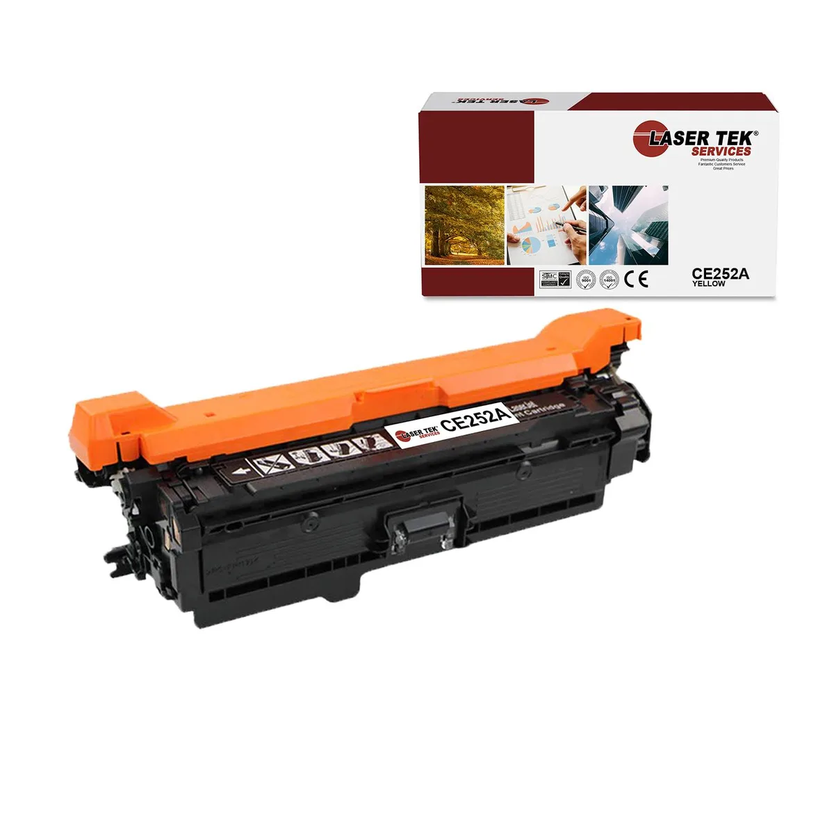 Laser Tek Services Laser Tek Services CE252A (504A) Yellow High Yield Toner Cartridge 7000 Pages — product photo