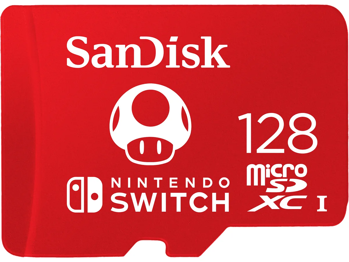 SanDisk SanDisk SDSQXAO-128G-GNCZN 128GB microSDXC UHS-I memory card — product photo