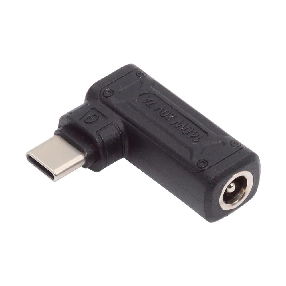 LORDWORLD LORDWORLD 90° DC 5.5×2.1mm to USB-C 140W Adapter — product photo