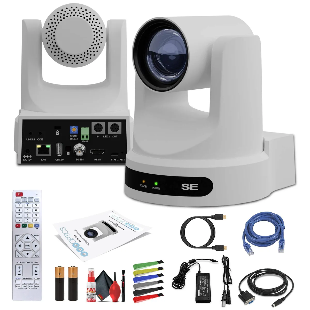 PTZOptics PTZOptics Move SE 30x Optical Zoom network camera White — product photo