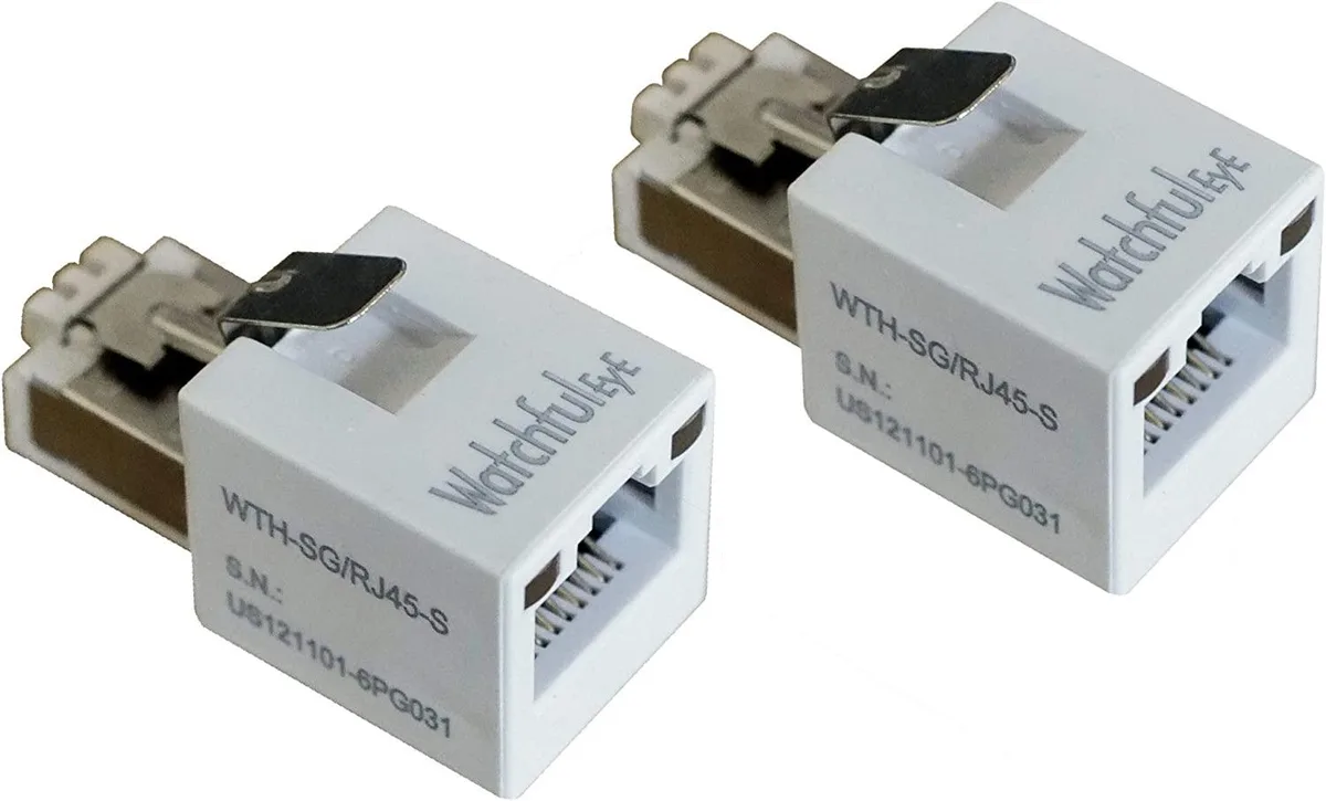 BFKK BFKK Ethernet Surge Protector 2-pack 100/1000Mbps 8-line protection — product photo