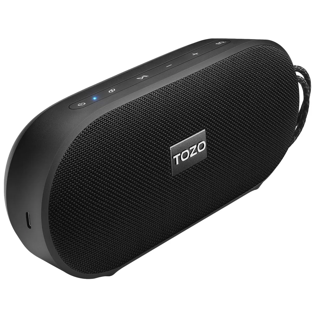 TOZO PA1 20W Bluetooth 5.3 Portable Speaker 25H IPX7 Matte Black — product photo