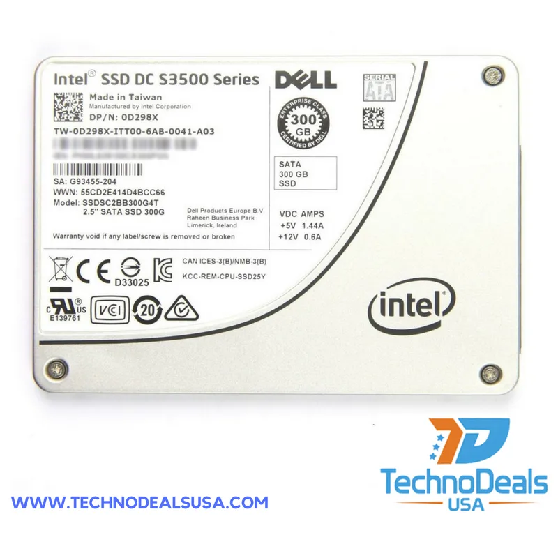 DELL DELL D298X 300GB SATA 2.5" SSD — product photo