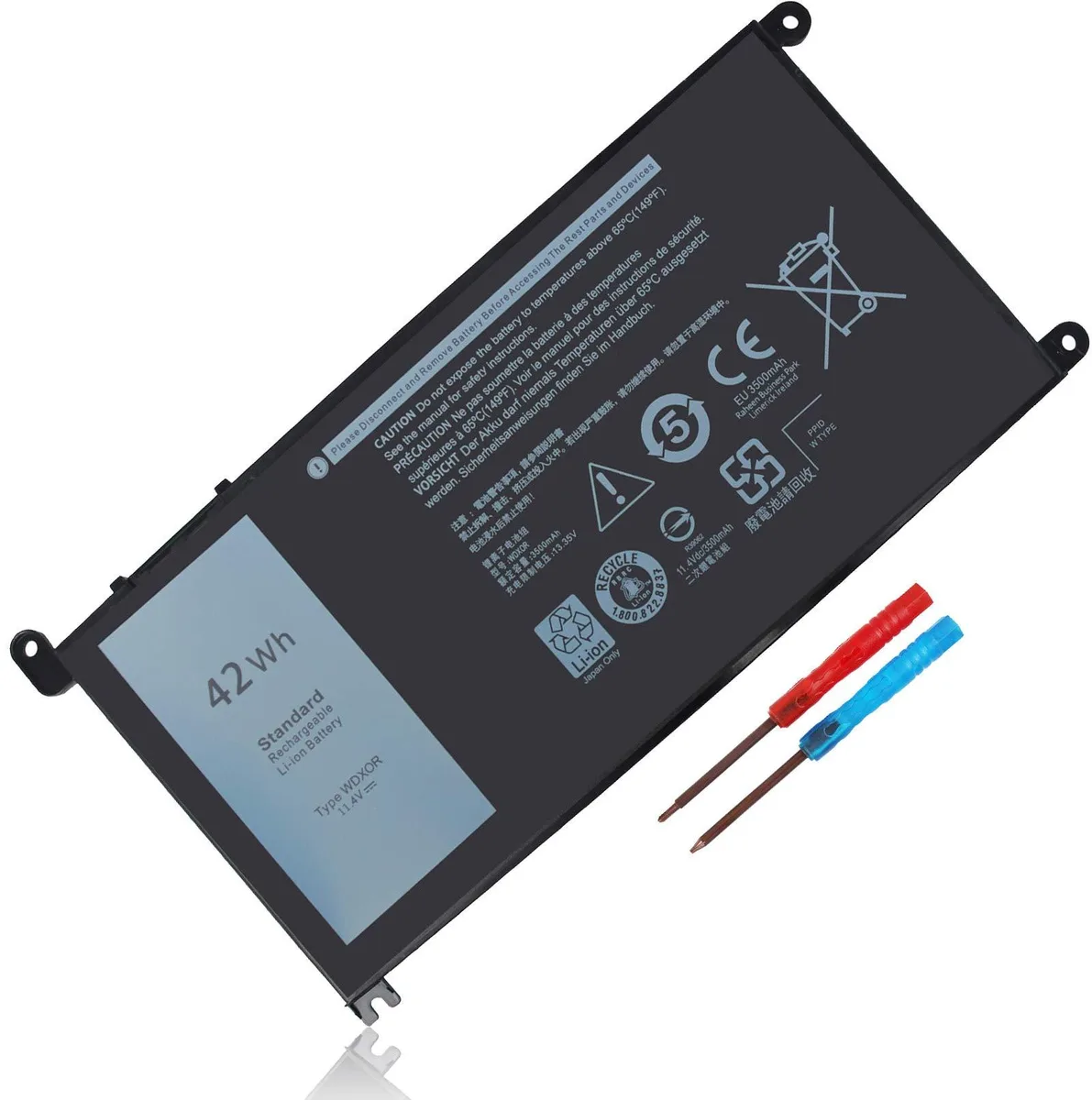 LXHY LXHY WDX0R 42Wh 11.4V laptop battery — product photo