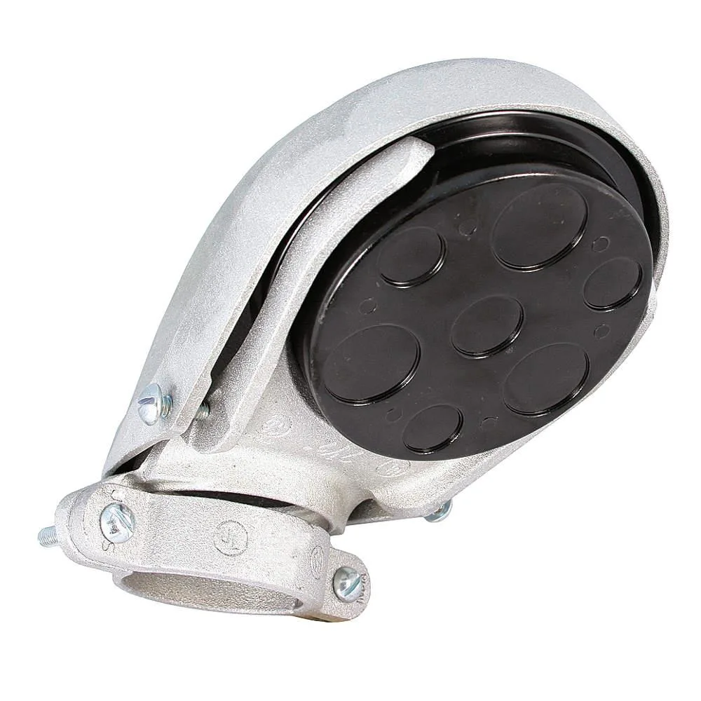 Hubbell Incorporated Hubbell Incorporated RACO 2414 Conduit Cap 3-1/2 in Snap-On Aluminum — product photo