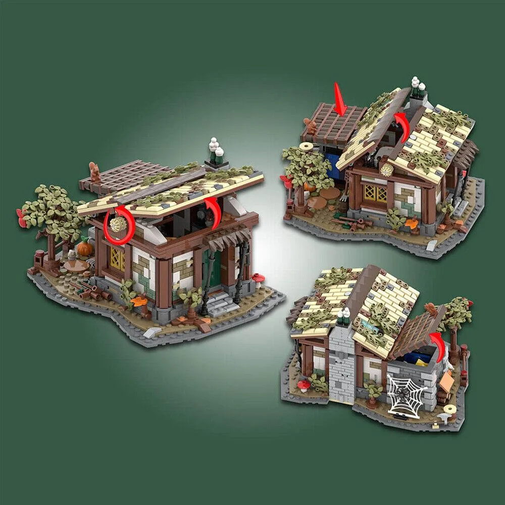 ZITIANYOUBUILD ZITIANYOUBUILD MOC-150993 Medieval Hut 1333 Parts — product photo