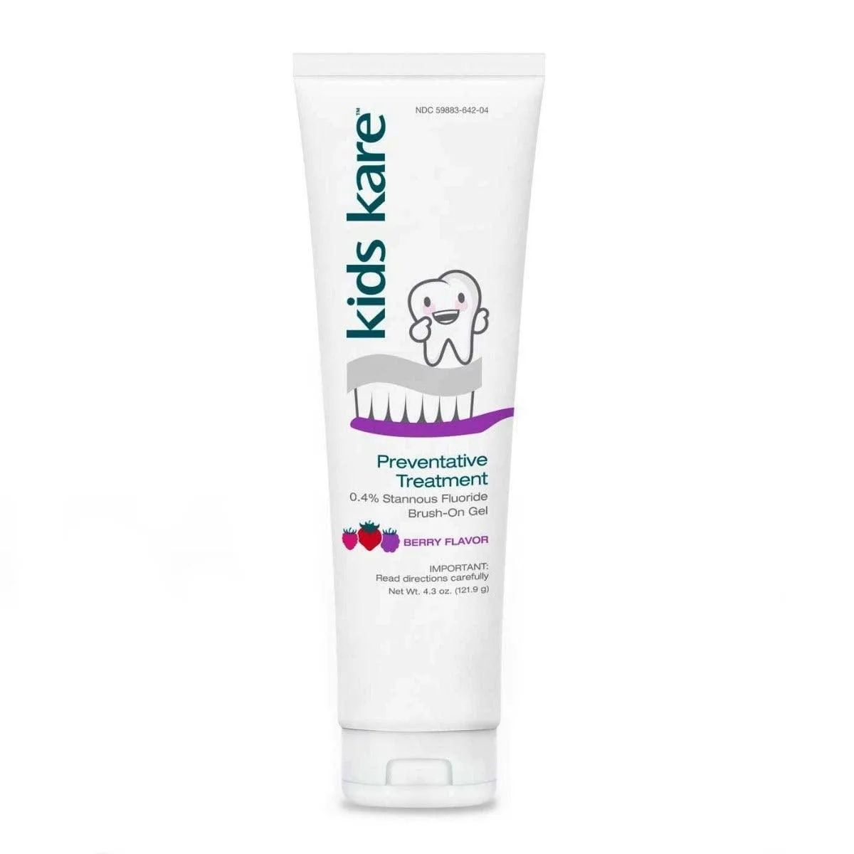 Berry fluoride gel tube 4.3 ounces 1 count