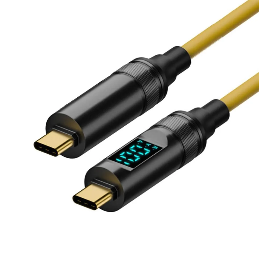 Fervit Fervit USB4 cable 20Gbps 100W LED display 100cm — product photo