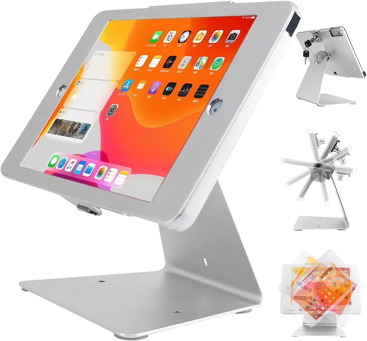 BFKK BFKK Security Lock iPad 10.2" 2019-2021 White Flip 360° Swivel — product photo