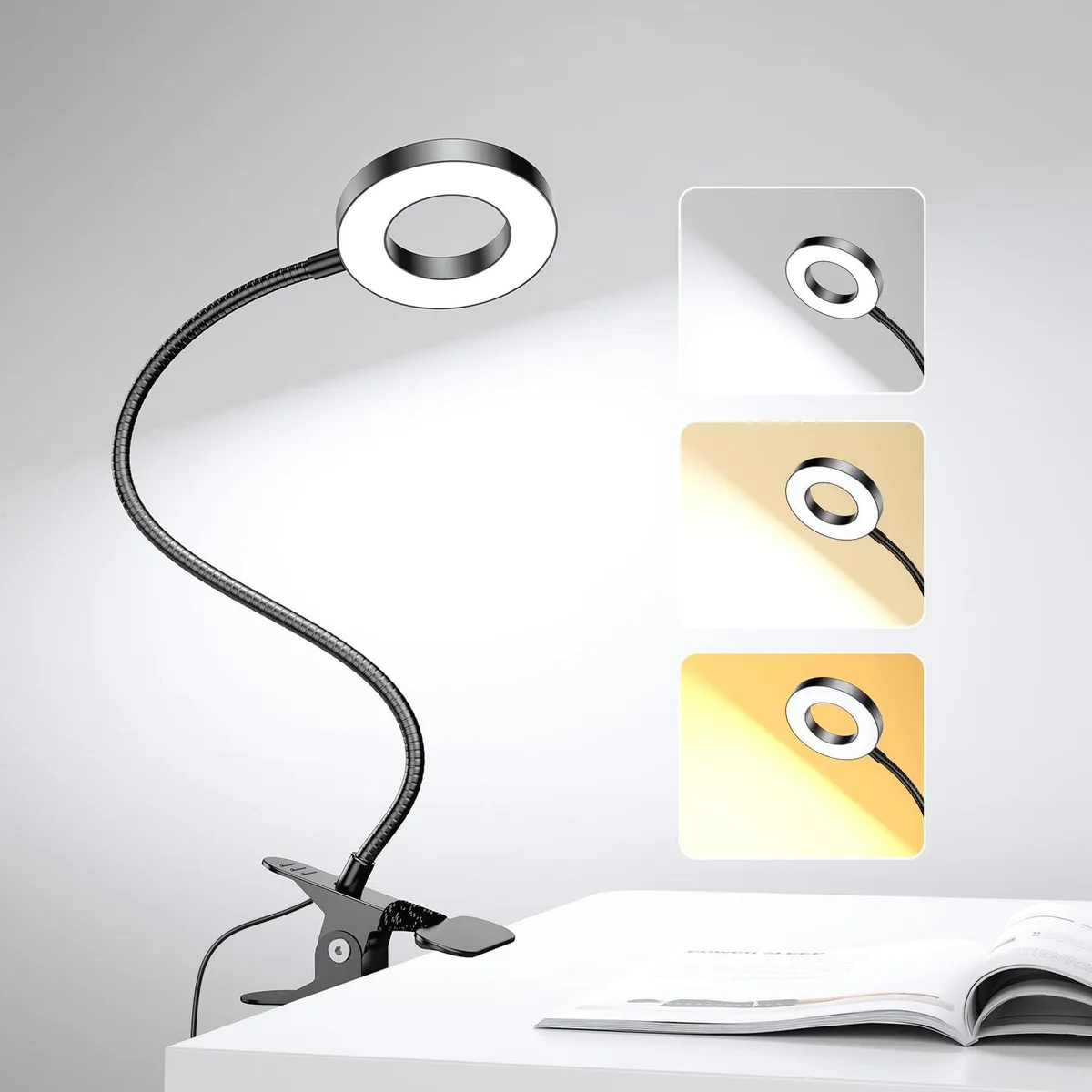  GARMESE ZMD02-LAM30B 27.2in 3-mode 10-level desk light fixture — product photo