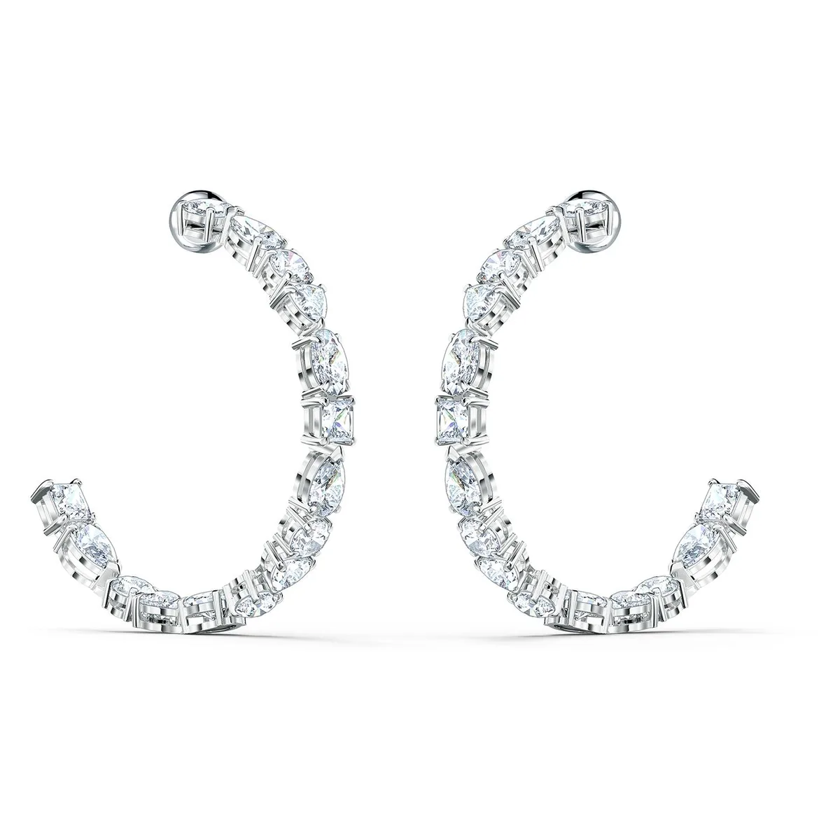 Swarovski Swarovski Tennis Deluxe Hoop Earrings 4x0.5 cm — product photo