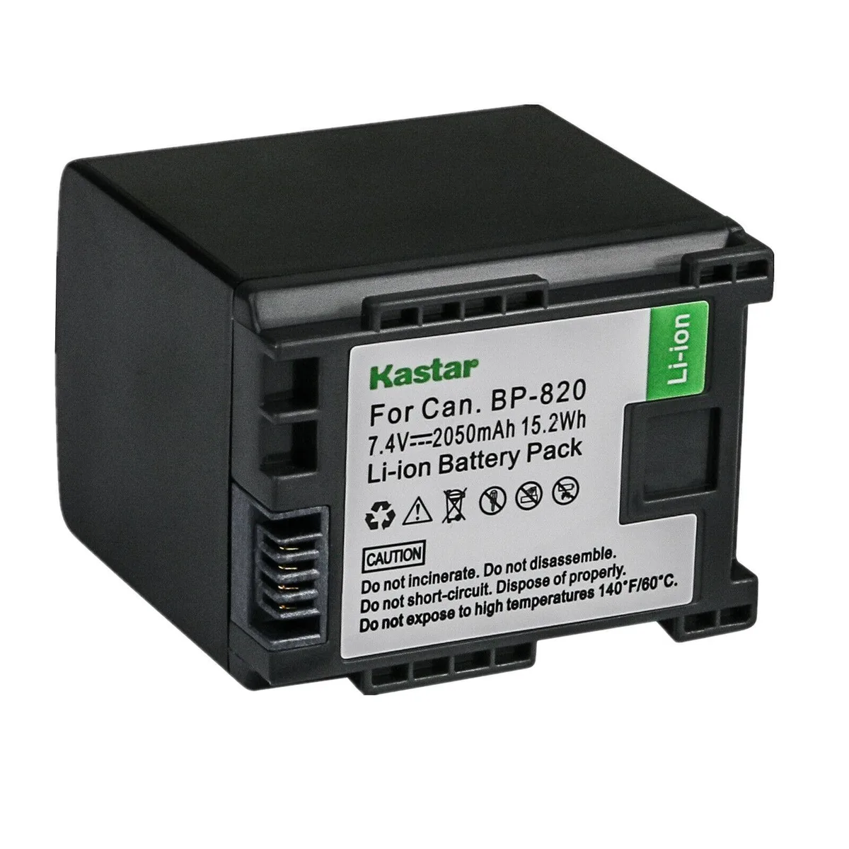 Kastar Kastar BP-820 2050mAh 7.4V Li-Ion camera battery — product photo