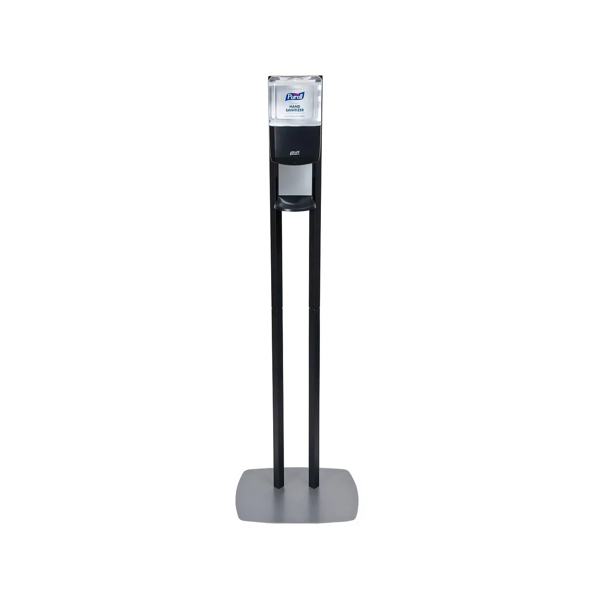 Go-Jo Ind. Go-Jo Ind. 7216-DS Purell ES6 Automatic Floor Stand Hand Sanitizer Dispenser Graphite/Black — product photo