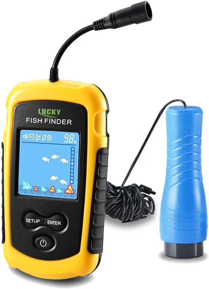 WUQ WUQ Portable Fish Finder Ice Fishing Edition 328ft 45° 30% — product photo