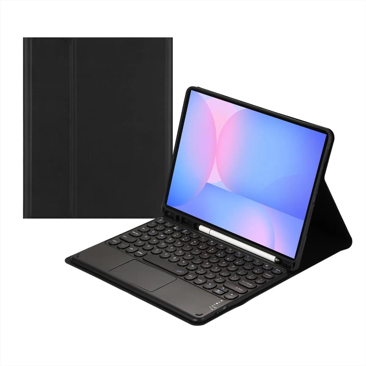 Timoom Timoom Bluetooth Keyboard Case for Galaxy Tab S10 FE/S9 FE 10.9/S9 11 Black — product photo