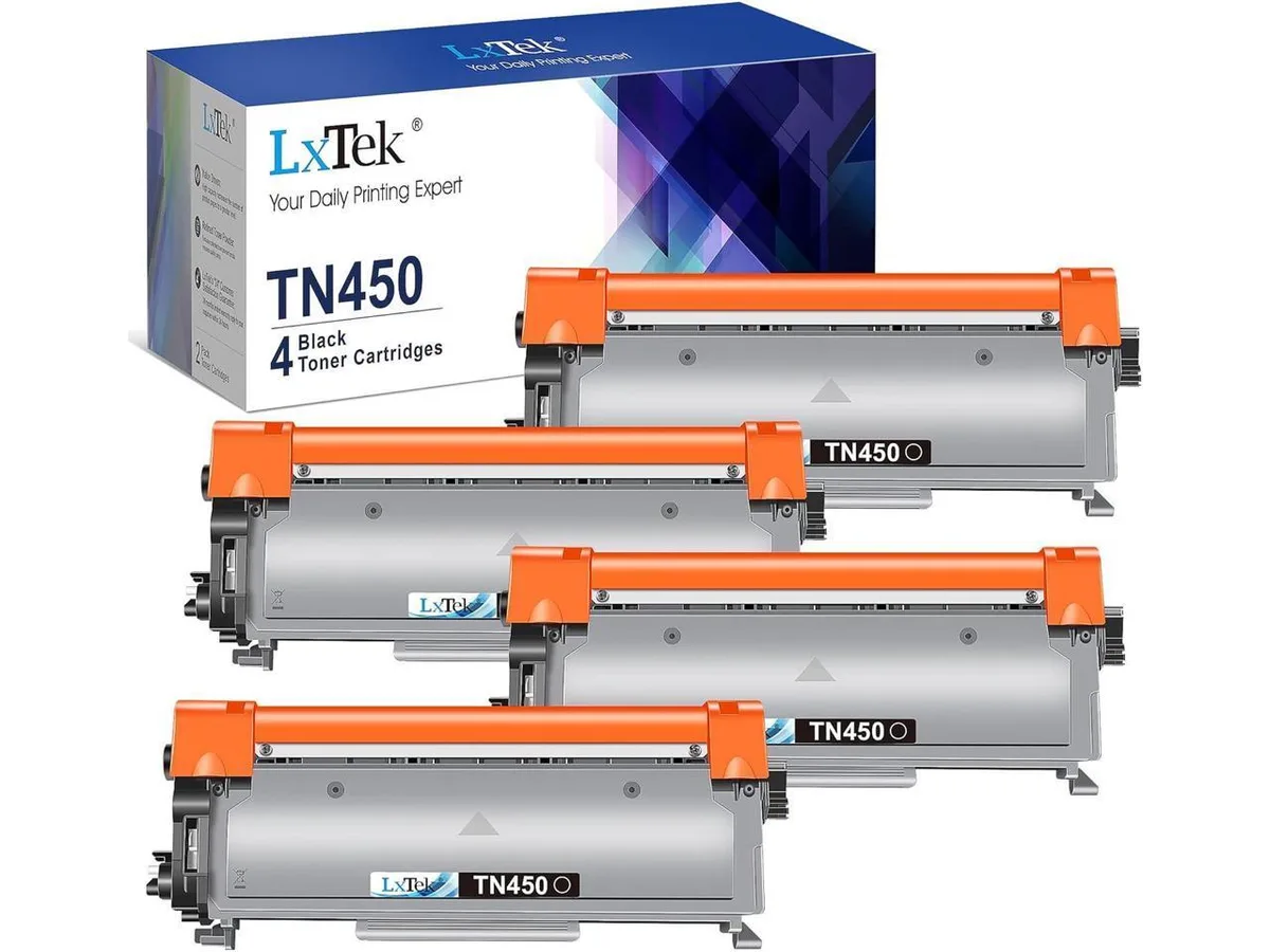 V4ink V4ink TN-450 TN450 TN420 compatible toner cartridge 4 pack black — product photo