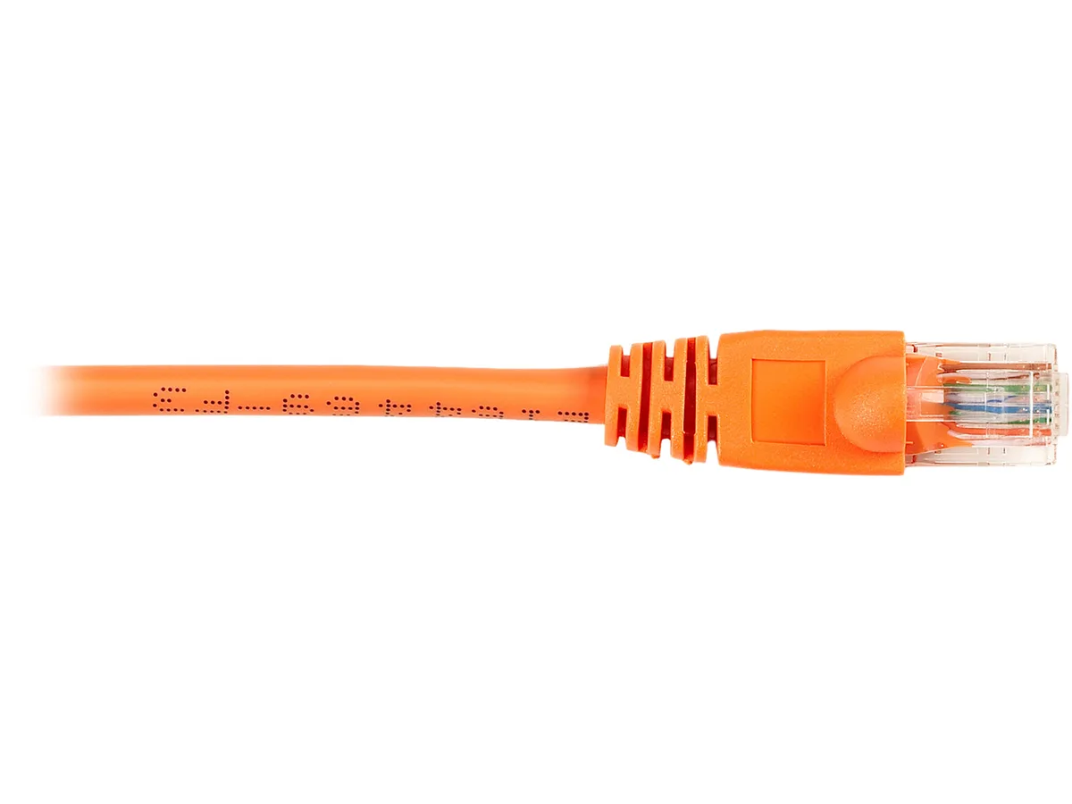 Black Box Corporation Black Box Corporation CAT6PC-007-OR network ethernet cable Cat 6 7 ft Orange — product photo