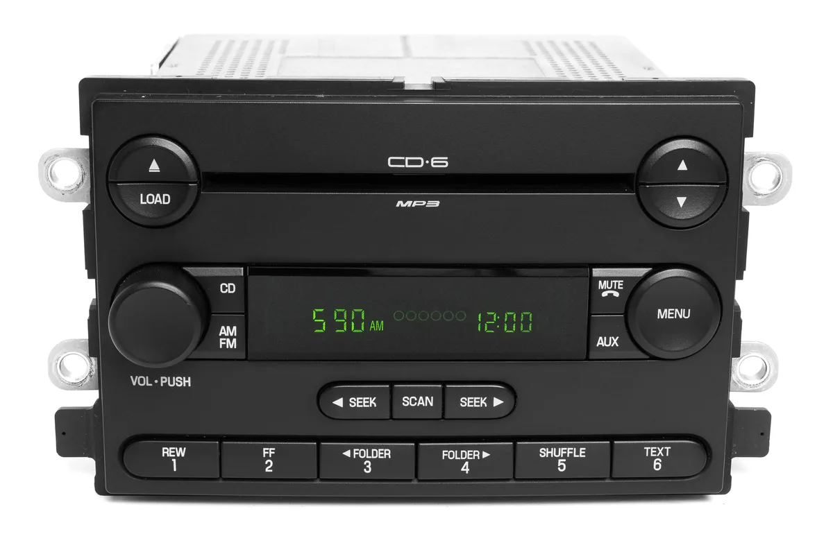 1 Factory Radio 1 Factory Radio 6G1T-18C815-BB AM FM 6 CD Receiver 2006-2007 Ford Five Hundred Montego — product photo