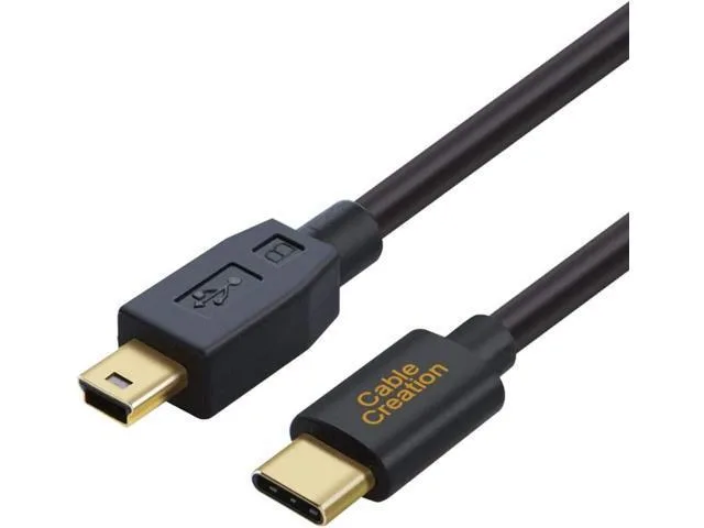 Manw Manw USB C to Mini USB Cable 6.6FT 2M Black — product photo