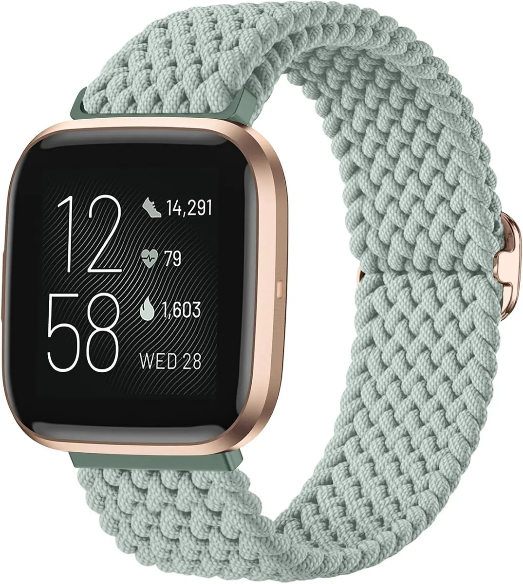 ETEIZU ETEIZU elastic band for Fitbit Versa 2/SE/Lite green 115-240mm — product photo