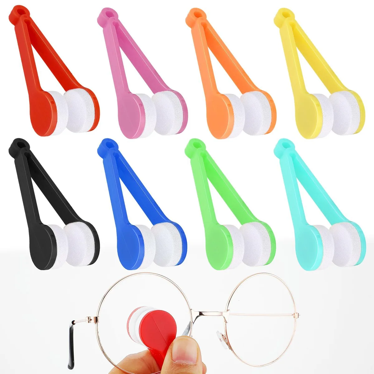  8 Pcs Eyeglass Cleaning Clip Set — product photo