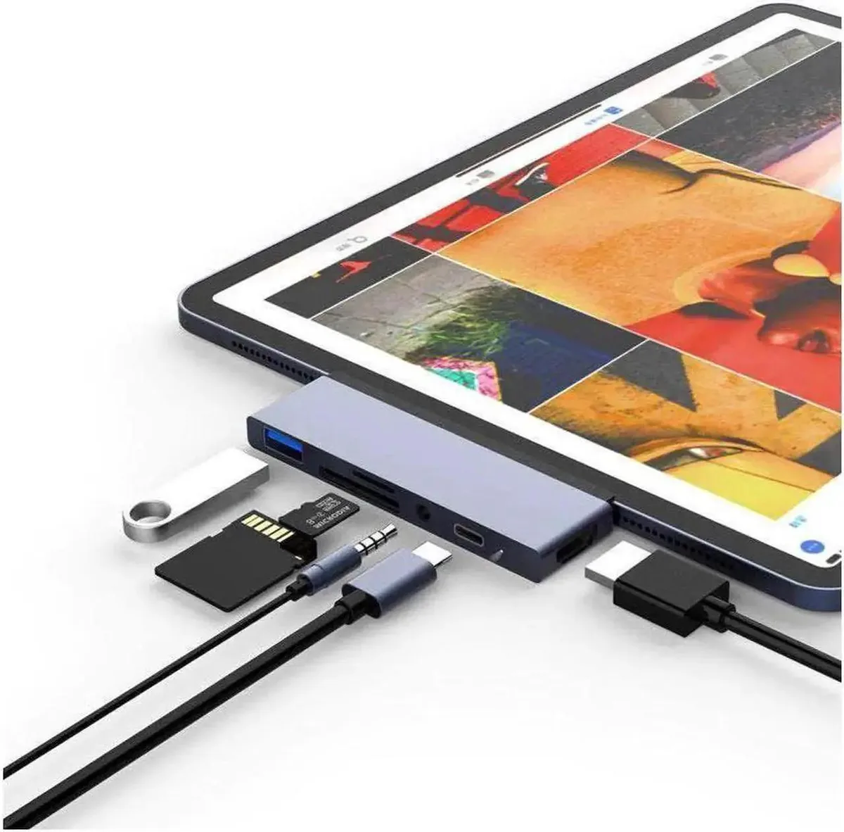 SMUGDESK SMUGDESK 6-in-1 USB-C Hub for iPad Pro 2018/2019 11/12.9 — product photo