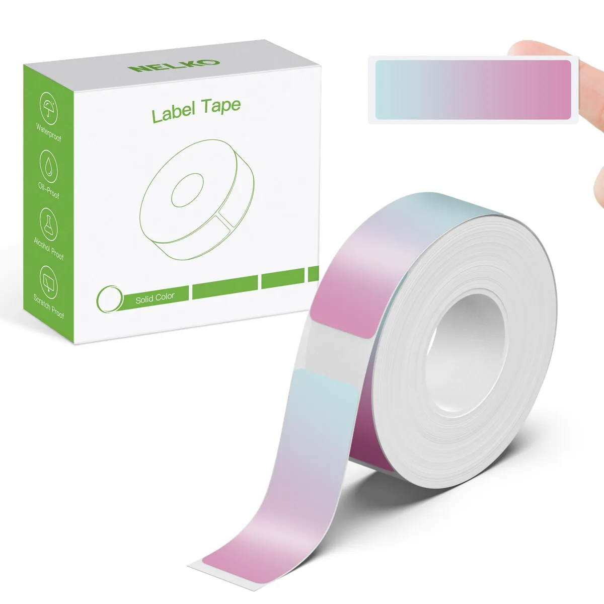  Nelko P21 Label Tape 14x40mm Light Purple 180 Labels — product photo