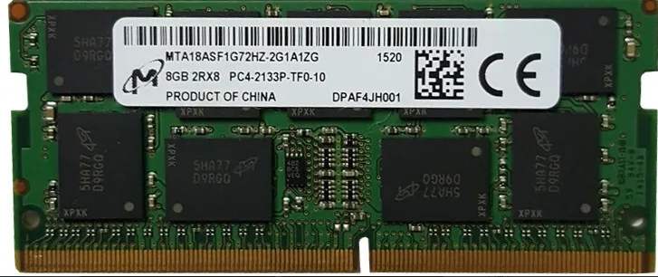 Micron Technology, Inc. Micron Technology, Inc. MTA18ASF1G72HZ-2G1A1 8GB DDR4 2133 2Rx8 ECC server RAM — product photo