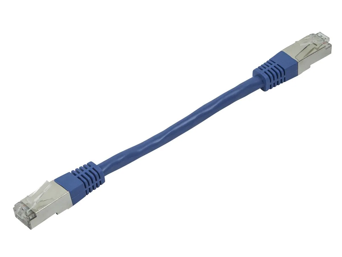 Monoprice Inc. Monoprice Inc. 111220 Cat6A STP Ethernet Cable 0.5 ft Blue — product photo
