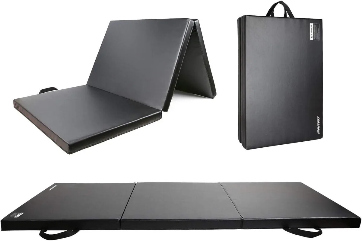 TAURKENAM TAURKENAM Folding Exercise Mat 2 Inch Thick 3x6 4x8 4x10 2x8 Home Gym — product photo