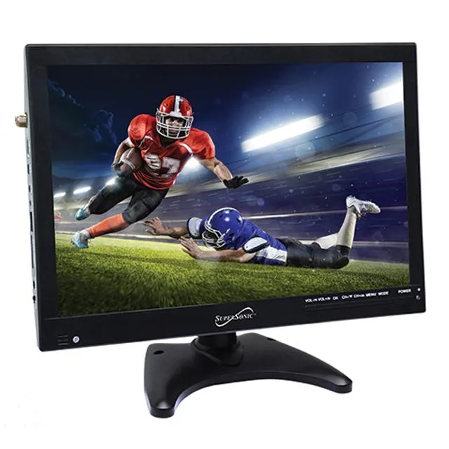 SUPERSONIC SUPERSONIC 14" Portable LED TV 1280x800 ATSC/NTSC HDMI USB/SD/MMC FM Battery — product photo