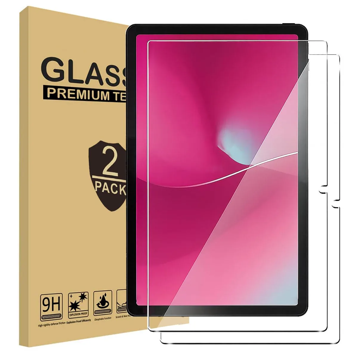 anicestore anicestore Screen Protector Tempered Glass 2 Pack for T-Mobile Revvl Tab 2 10.1 inch 2025 — product photo