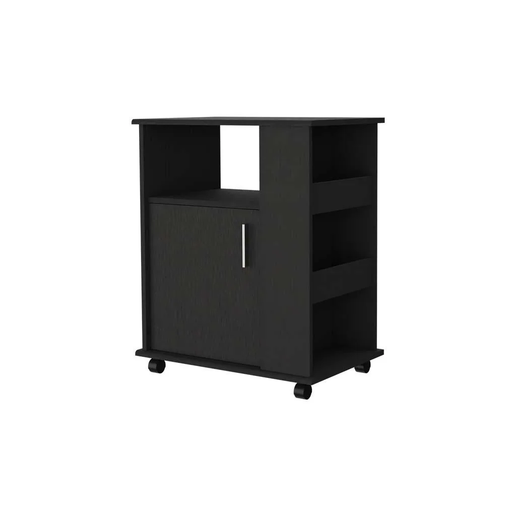 FM FURNITURE FM FURNITURE Clayton Kit Lower Microwave Cabinet Black — product photo