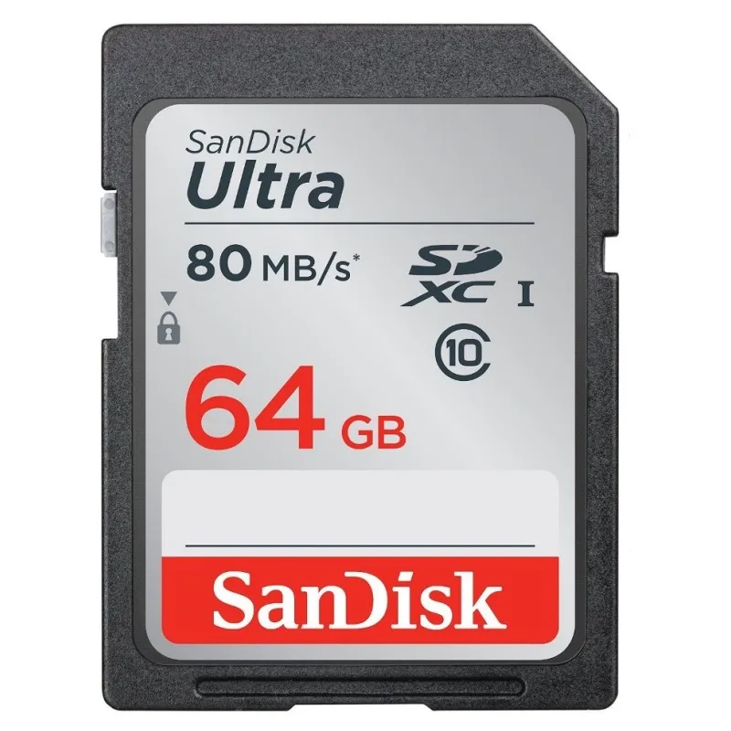 SanDisk SanDisk Ultra SDXC UHS-I Class 10 64GB memory card — product photo