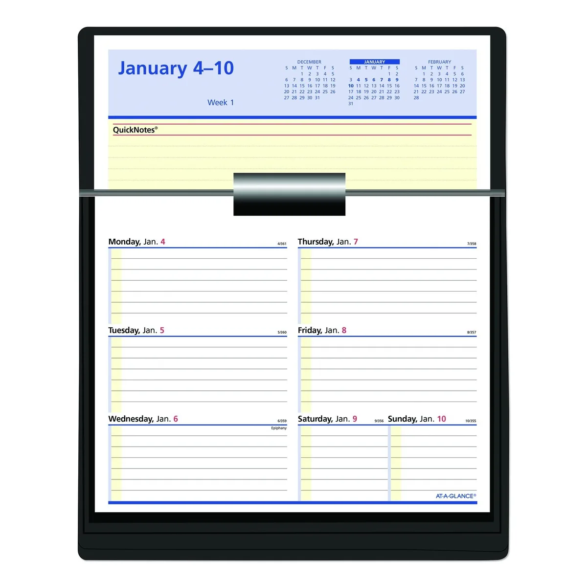 AT-A-GLANCE AT-A-GLANCE Flip-A-Week Calendar Refill 2026 SW70650 — product photo